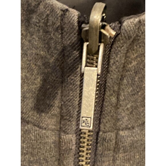 Lauren Ralph Lauren Women Reversible Vest LP L Petite Brown Knit Quilted Riding - Picture 6 of 15